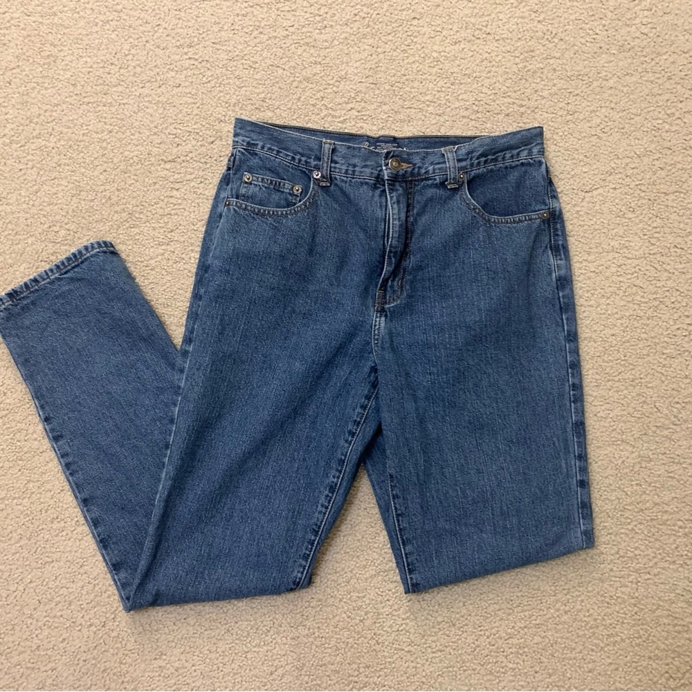 L.A. Blues Women's Blue Straight Jeans 100% Cotton Size 10